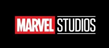 Marvel Studios Logo of Marvel Studios with bold red and white text on a black background.